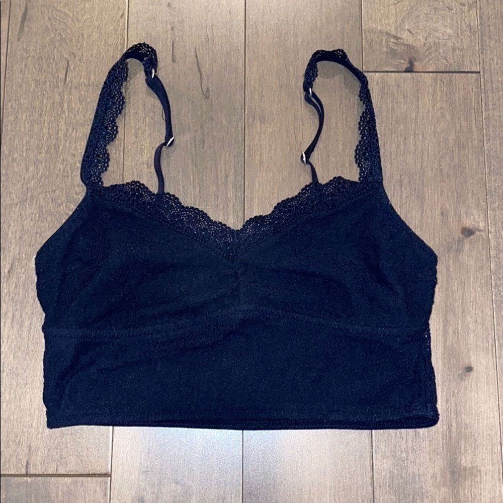 Gilly Hicks Unlined Bralette Navy - Sz XS